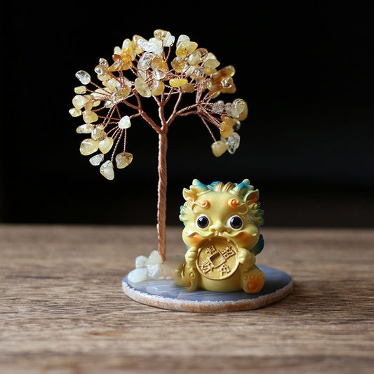 Pixiu Crystal Money Tree